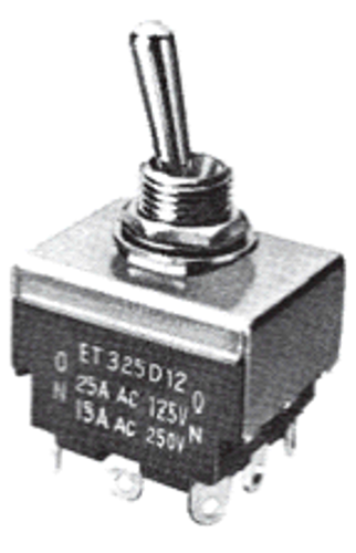 ニデックコンポーネンツ　小型トグルスイッチ　ET325A12-Z