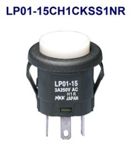 NKKスイッチズ　照光式押ボタンスイッチ　LP01-15CH1CKSS1NR 「在庫掲載」