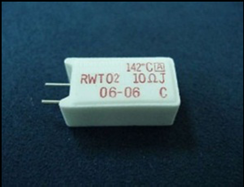 赤羽電具製作所　温度ヒューズ内蔵型セメント抵抗器　RWT02A392J