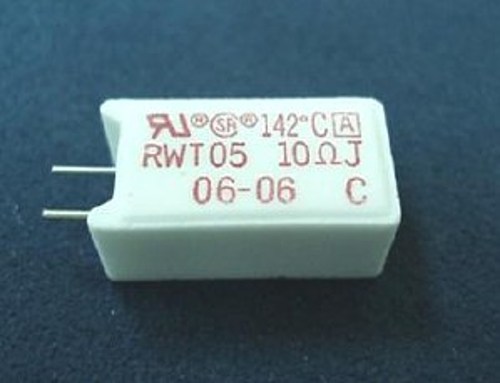 赤羽電具製作所　温度ヒューズ内蔵型セメント抵抗器　RWT05A4R7J