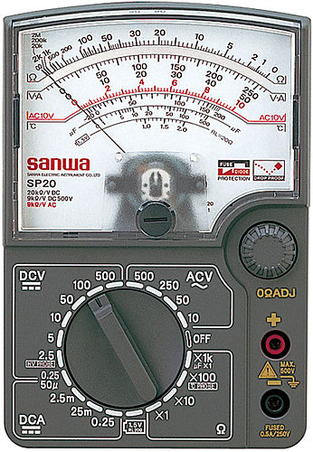 三和電気計器(SANWA)　アナログマルチテスタ　SP20