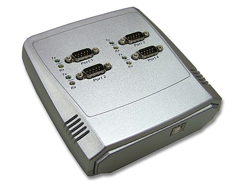 ラインアイ　専用USB/シリアル変換器（4ポート）　USB-4COM