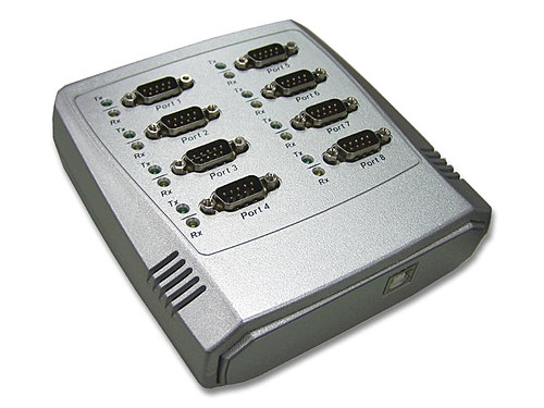 ラインアイ　専用USB/シリアル変換器（8ポート）　USB-8COM