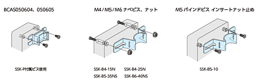 タカチ電機工業　SSK-B型SSK用ステンレスビスセット　SSK-B4-15N