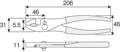 ホーザン(HOZAN) プライヤー P-211Z-200