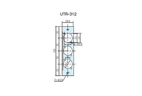 タカチ電機工業 UTR型ユニットパネル UTR-312