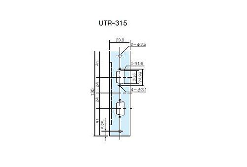 タカチ電機工業 UTR型ユニットパネル UTR-315