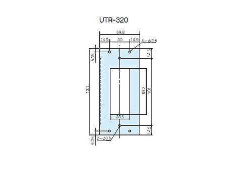 タカチ電機工業 UTR型ユニットパネル UTR-320