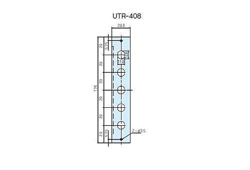 タカチ電機工業 UTR型ユニットパネル UTR-408