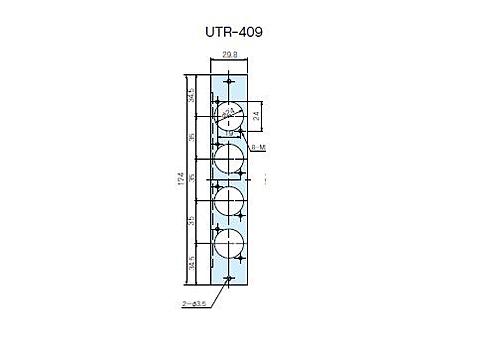 タカチ電機工業 UTR型ユニットパネル UTR-409