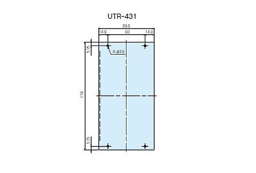 タカチ電機工業 UTR型ユニットパネル UTR-431