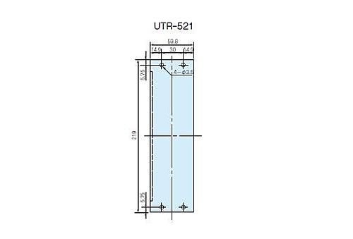 タカチ電機工業 UTR型ユニットパネル UTR-521