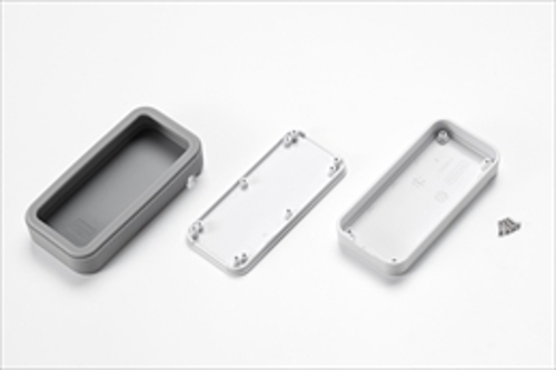 動画>タカチ電機工業 CSS型シリコンカバー付プラスチックケース CSS90N-CL-WG