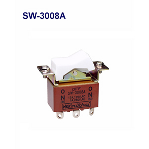 NKKスイッチズ ロッカスイッチ SW-3008A 「在庫掲載」