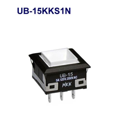 NKKスイッチズ 押ボタンスイッチ UB-15KKS1N 「在庫掲載」