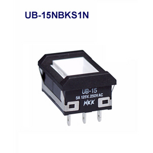 NKKスイッチズ 押ボタンスイッチ UB-15NBKS1N 「在庫掲載」