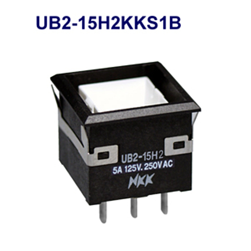 NKKスイッチズ 照光式押ボタンスイッチ UB2-15H2KKS1B 「在庫掲載」