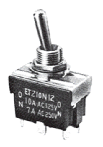 ニデックコンポーネンツ　小型トグルスイッチ　ET210N12-Z