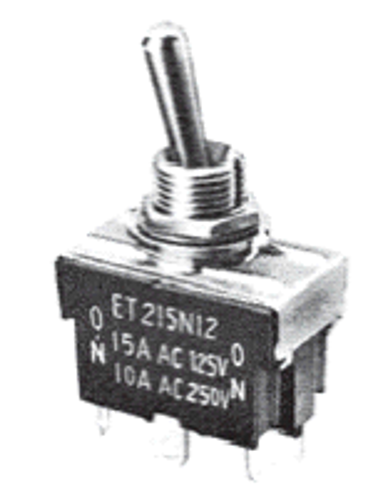 ニデックコンポーネンツ　小型トグルスイッチ　ET215N12-Z