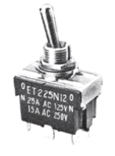 ニデックコンポーネンツ　小型トグルスイッチ　ET225N12-Z