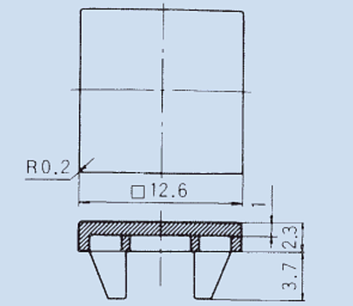 ニデックコンポーネンツ　TR1/TM1用ボタン　140000480723
