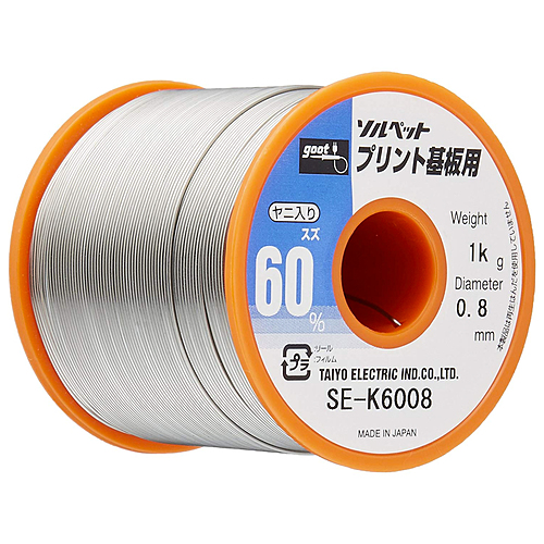 太洋電機産業 プリント基板用はんだ1Kg SE-K6008