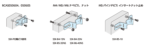 タカチ電機工業　SSK-B型SSK用ステンレスビスセット　SSK-B5-10