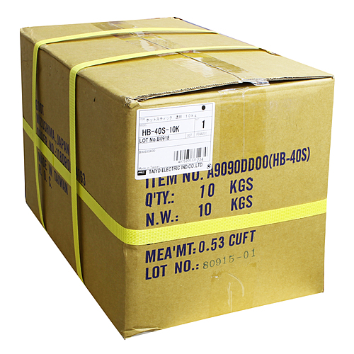 太洋電機産業 ホットスティック約φ7 10Kg/約2500本入 HB-40S-10K