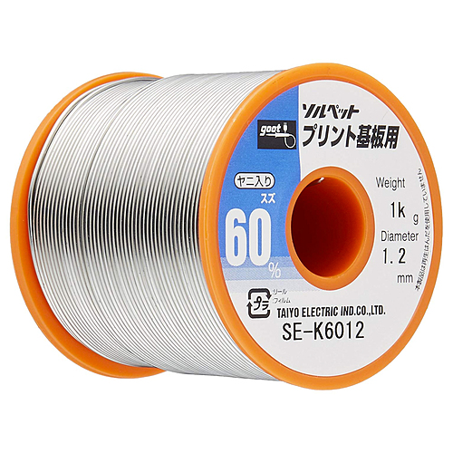太洋電機産業 プリント基板用はんだ1Kg SE-K6012