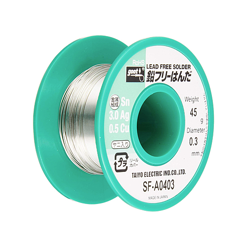 太洋電機産業 鉛フリーリール巻はんだ45g SF-A0403