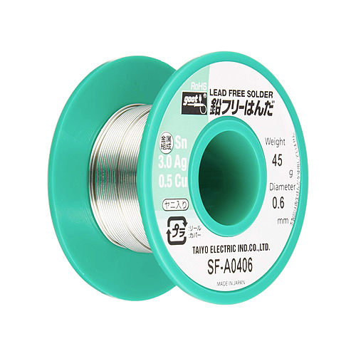 太洋電機産業 鉛フリーリール巻はんだ45g SF-A0406