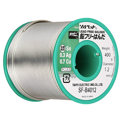 太洋電機産業 鉛フリーリール巻はんだ400g SF-B4012