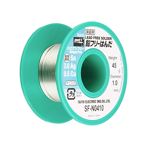 太洋電機産業 ハロゲンフリータイプ鉛フリーはんだ SF-N0410