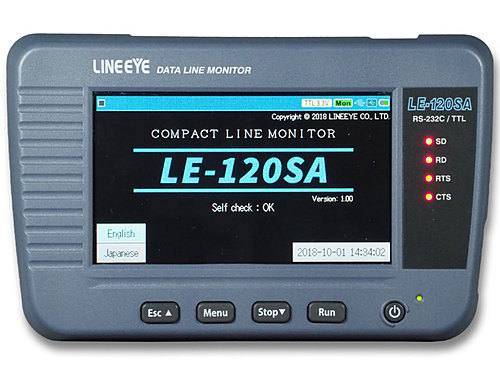 ラインアイ データラインモニター RS-232C・TTL(UART)対応 LE-120SA