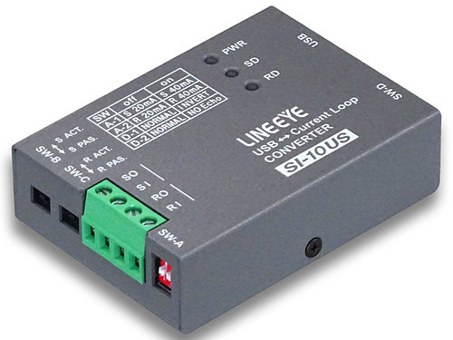 ラインアイ 小型インターフェースコンバータ USB⇔カレントループ SI-10US