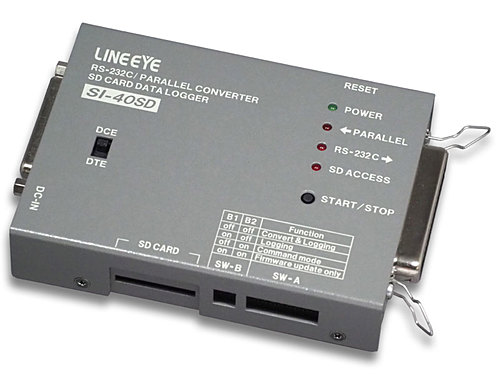 ラインアイ インターフェースコンバータ セントロニクス⇔RS-232C データロガータイプ SI-40SD