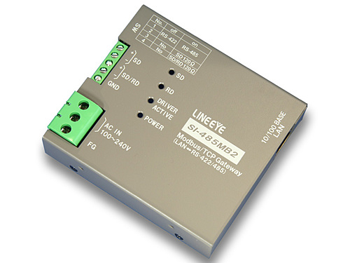 ラインアイ Modbus_TCPゲートウェイ 絶縁・据置タイプ SI-485MB2