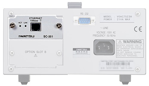 岩崎通信機　VOAC752xH用LANインターフェース　SC-351