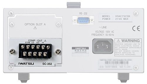 岩崎通信機　VOAC752xH用DIOインターフェース　SC-352