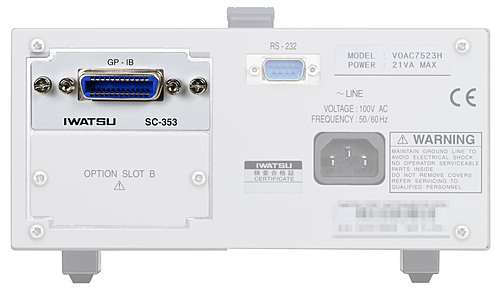 岩崎通信機　VOAC752xH用GPIBインターフェース　SC-353