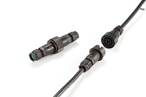 タカチ電機工業　THB405型 プラグ式防水中継コネクタ　THB405-8P