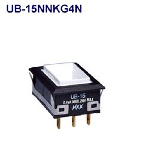 注目>NKKスイッチズ　押ボタンスイッチ　UB-15NNKG4N