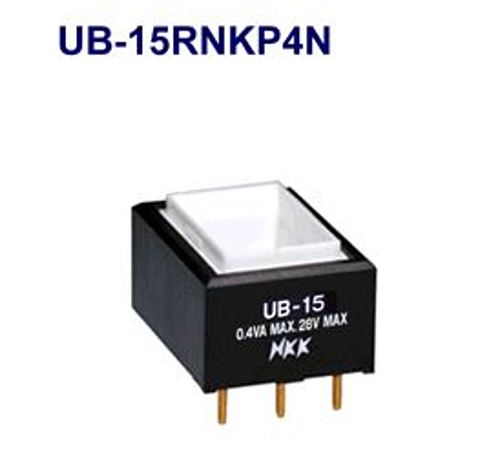 注目>NKKスイッチズ　押ボタンスイッチ　UB-15RNKP4N