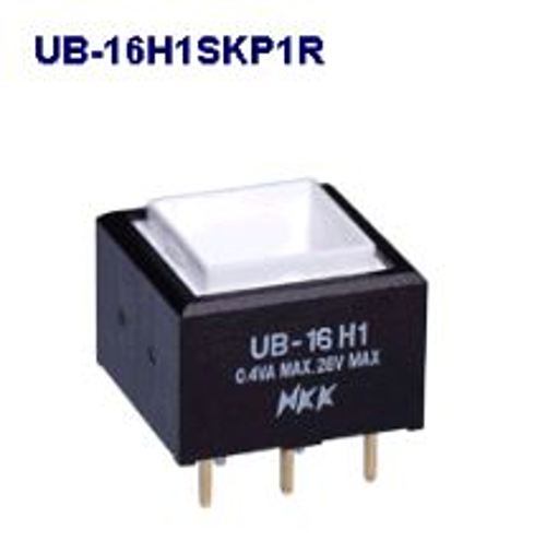 注目>NKKスイッチズ　照光押ボタンスイッチ　UB-16H1SKP1R
