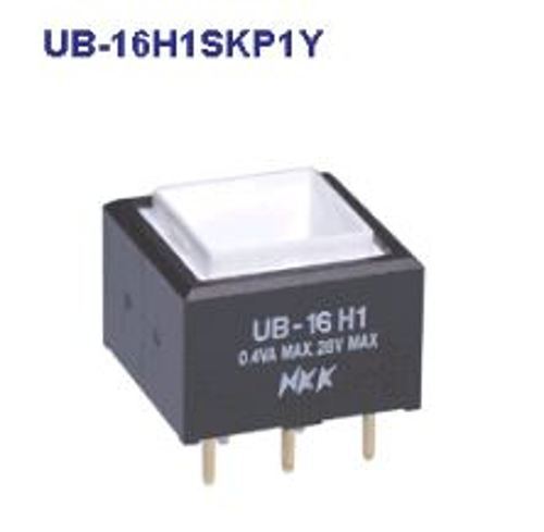 注目>NKKスイッチズ　照光押ボタンスイッチ　UB-16H1SKP1Y