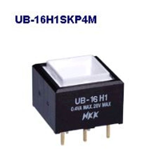 注目>NKKスイッチズ　照光押ボタンスイッチ　UB-16H1SKP4M