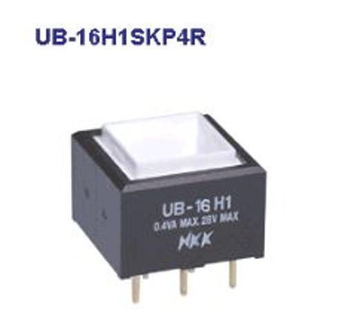 注目>NKKスイッチズ　照光押ボタンスイッチ　UB-16H1SKP4R