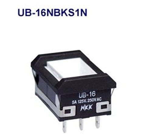 注目>NKKスイッチズ　押ボタンスイッチ　UB-16NBKS1N