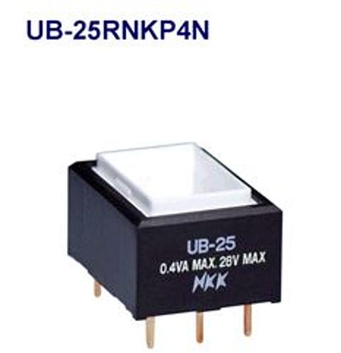 注目>NKKスイッチズ　押ボタンスイッチ　UB-25RNKP4N