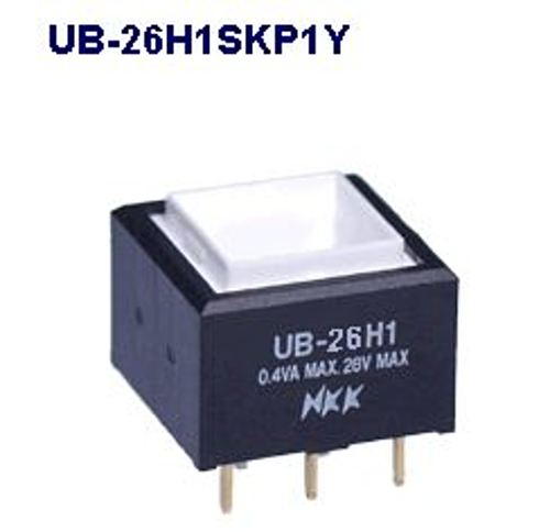 注目>NKKスイッチズ　照光押ボタンスイッチ　UB-26H1SKP1Y